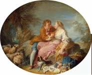 Boucher Francois Pastoral Scene  - Hermitage